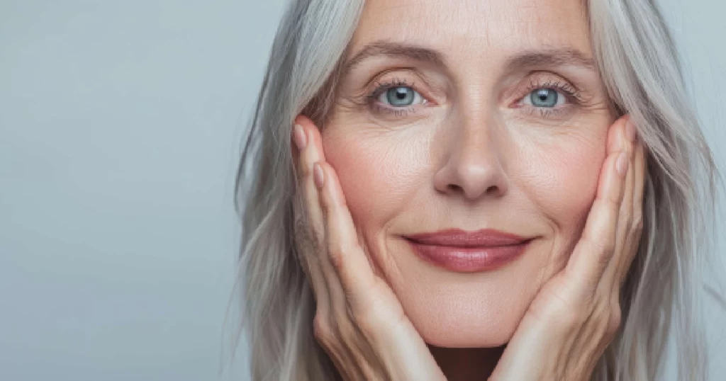 woman with glowing skin after Morpheus8 in Cypress TX 1